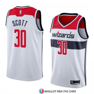 Maillot Washington Wizards Mike Scott Association 2018 Blanc