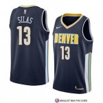 Maillot Denver Nuggets Xavier Silas Icon 2018 Bleu