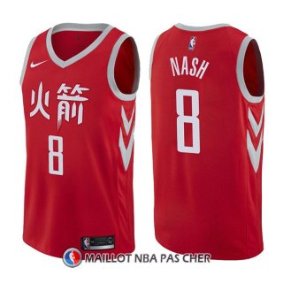 Maillot Houston Rockets Le'bryan Nash Ciudad 8 2017-18 Rouge