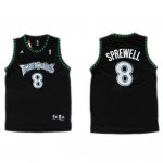 Maillot Retro Timberwolves Sprewell 8 Noir