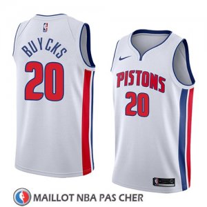 Maillot Detroit Pistons Dwight Buycks No 20 Association 2018 Blanc