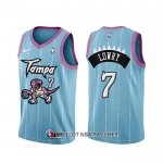 Maillot Tornto Raptors Kyle Lowry Ville 2020-21 Rosa Bleu