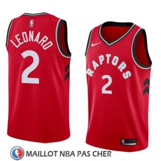 Maillot Raptors Kawhi Leonard 2 Icon 2017-18 Rouge