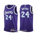 Maillot Los Angeles Lakers Kobe Bryant NO 24 Ville Edition 2021-22 Volet
