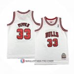 Maillot Enfant Chicago Bulls Scottie Pippen NO 33 Mitchell & Ness 1997-98 Blanc