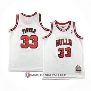 Maillot Enfant Chicago Bulls Scottie Pippen NO 33 Mitchell & Ness 1997-98 Blanc