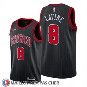 Maillot Chicago Bulls Zach Lavine Statement Edition Noir