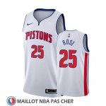 Maillot Detroit Pistons Derrick Rose Association 2018-19 Blanc