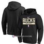 Veste a Capuche Milwaukee Bucks Practice Performance 2022-23 Noir