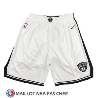 Short Brooklyn Nets Association 2019 Blanc