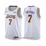 Maillot Los Angeles Lakers Carmelo Anthony NO 7 Association 2021 Blanc