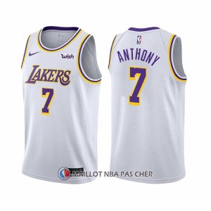 Maillot Los Angeles Lakers Carmelo Anthony NO 7 Association 2021 Blanc