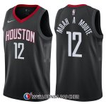Maillot Houston Rockets Luc Mbah A Moute Statement 12 2017-18 Noir