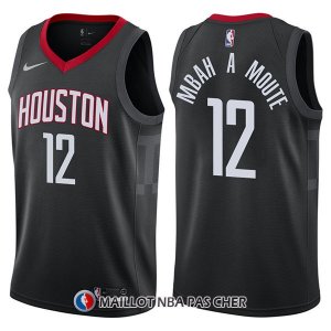 Maillot Houston Rockets Luc Mbah A Moute Statement 12 2017-18 Noir