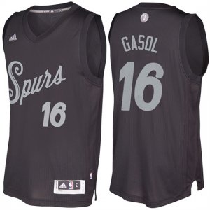 Maillot Navidad 2016 Pau Gasol Spurs 16 Noir