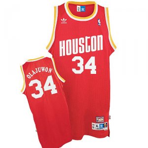 Maillot Houston Rockets Olajuwon #34 Rouge