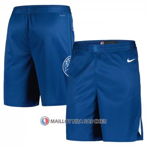 Short Minnesota Timberwolves Ville 2024 Bleu