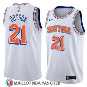 Maillot New York Knicks Damyean Dotson No 21 Statement 2018 Blanc