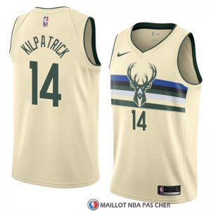 Maillot Milwaukee Bucks Sean Kilpatrick Ville 2018 Crema