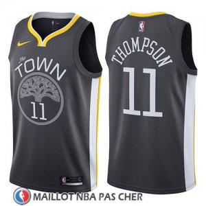 Maillot Golden State Warriors Klay Thompson Statement 2018 Noir