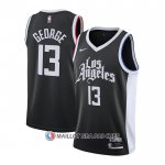 Maillot Los Angeles Clippers Paul George Ville 2020-21 Noir