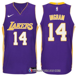 Maillot Authentique Los Angeles Lakers Ingram 2017-18 14 Volet