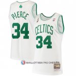 Maillot Boston Celtics Paul Pierce NO 34 Mitchell & Ness 2007-08 Blanc