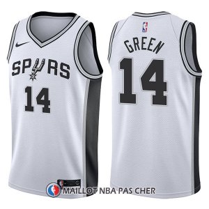 Maillot San Antonio Spurs Danny Green Association 14 2017-18 Blanc