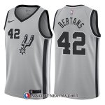 Maillot San Antonio Spurs Davis Bertans Statement 42 2017-18 Plata