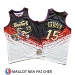 Maillot Tornto Raptors Vince Carter Mitchell & Ness Noir Rouge