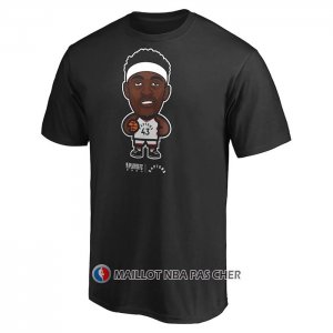 Maillot Manche Courte Tornto Raptors Pascal Siakam Star Player Noir