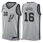 Maillot San Antonio Spurs Pau Gasol Statement 16 2017-18 Plata