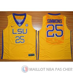 Maillot NCAA Ben Simmons Dorado