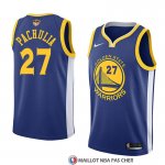 Maillot Golden State Warriors Zaza Pachulia Finals Bound 27 Icon 2017-18 Bleu
