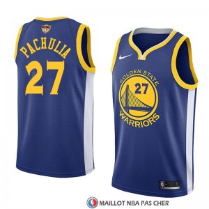 Maillot Golden State Warriors Zaza Pachulia Finals Bound 27 Icon 2017-18 Bleu