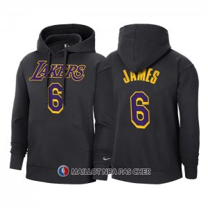 Veste a Capuche Los Angeles Lakers LeBron James Earned Noir