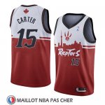 Maillot Toronto Raptors Vince Carter Ciudad 2019-20 Rouge