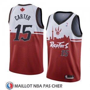 Maillot Toronto Raptors Vince Carter Ciudad 2019-20 Rouge