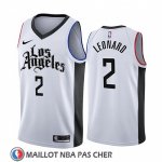 Maillot Los Angeles Clippers Kawhi Leonard Ville 2019-20 Blanc