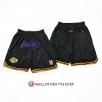 Short Los Angeles Lakers Retro Just Don 2024 Noir