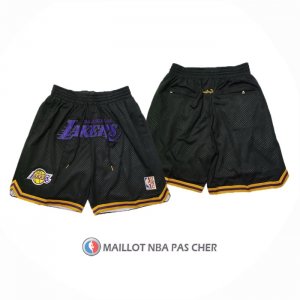 Short Los Angeles Lakers Retro Just Don 2024 Noir