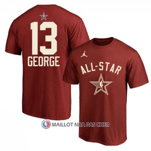 Maillot Manche Courte All Star 2024 Paul George Rouge