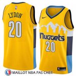 Maillot Denver Nuggets Tyler Lydon No 20 Statement 2018 Jaune