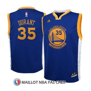 Maillot Enfant Golden State Warriors Durant 35 Bleu