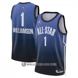 Maillot All Star 2023 New Orleans Pelicans Zion Williamson NO 1 Bleu