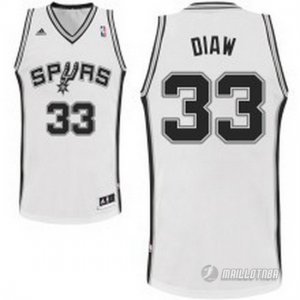 Maillot Blanc Diaw San Antonio Spurs Revolution 30