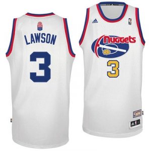 Maillot ABA de Lawson Denver Nuggets #3 Blanc