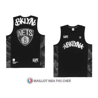 Maillot Brooklyn Nets x Aape Noir