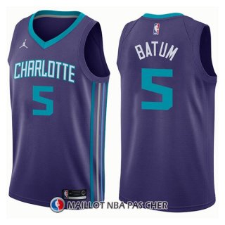 Maillot Charlotte Hornets Nicolas Batum Statement 5 2017-18 Volet