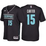 Maillot Manga Cort Vince Carter Grizzlies 15 Noir